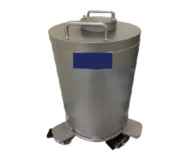 鉛防護(hù)廢物桶(萬(wàn)向輪)